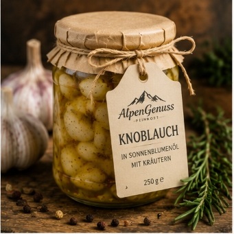 Violetter Bio-Knoblauch (Lautrec-Art)