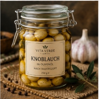 Bio-Knoblauch&ouml;l Extra Virgin (Kaltgepresst)
